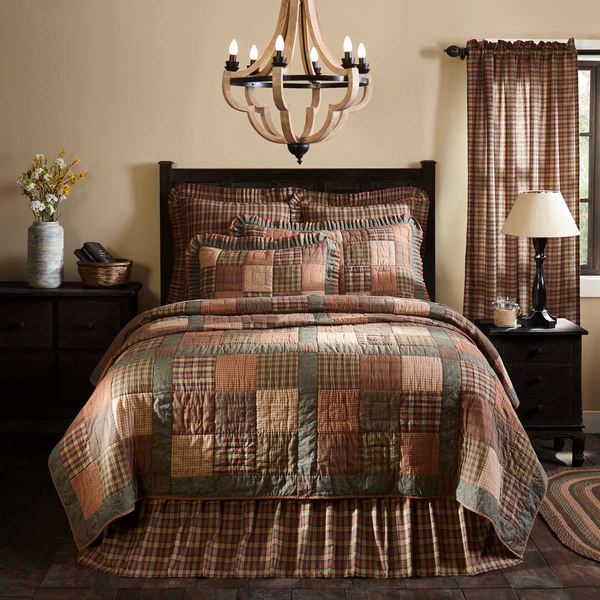 CROSSWOODS QUILT SET & ACCESSORIES. CHOOSE SIZE & ACCESSORIES. VHC BRANDS
