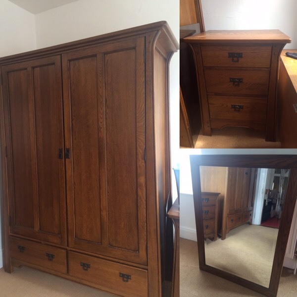 Rossmore by Sherry Legacy collection Oak furniture set wardrobe