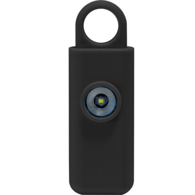 Safety Technology Personal Panic Alarm 130dB Siren and Strobe Black