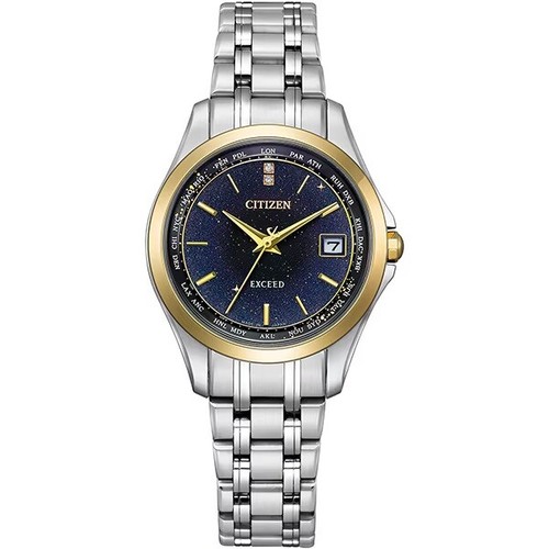 Pre-owned Citizen Ec1127-68l [exceed Photovoltaic Eco-drive Radio-controlled Direct Flight