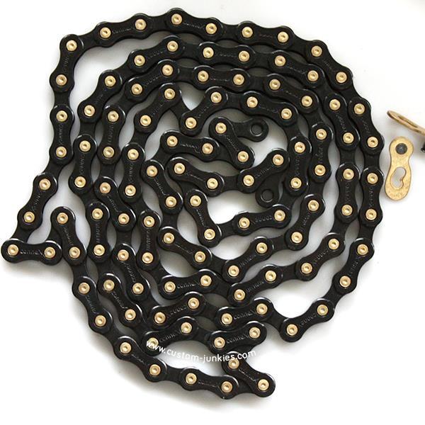Chain | 9 Speed | 1/2 X 11/128" | Brass-plated