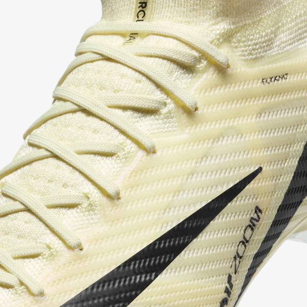 Pre-owned Nike Zoom Mercurial Superfly 9 Elite Fg Soccer Cleats 'lemonade' (dj4977-700)