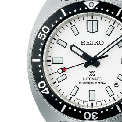 Pre-owned Seiko Prospex Diver Scuba Sbdc171 White Mechanical Analog Men's Watch In Box