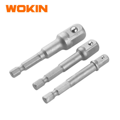 3x ADATTATORE ESAGONALE PER BUSSOLA BUSSOLE 1/4" 3/8" 1/2" PORTABUSSOLA WOKIN