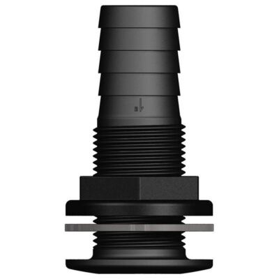 TruDesign Skin Fitting 1 inch BSP 28mm Black