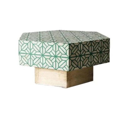 Handmade wooden bone inlay coffee table/ center table / Nightstand