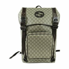 Gucci Gg Supreme Rucksack Backpack Brown X Beige Coated Canvas Pvc 246321 Rank S | eBay