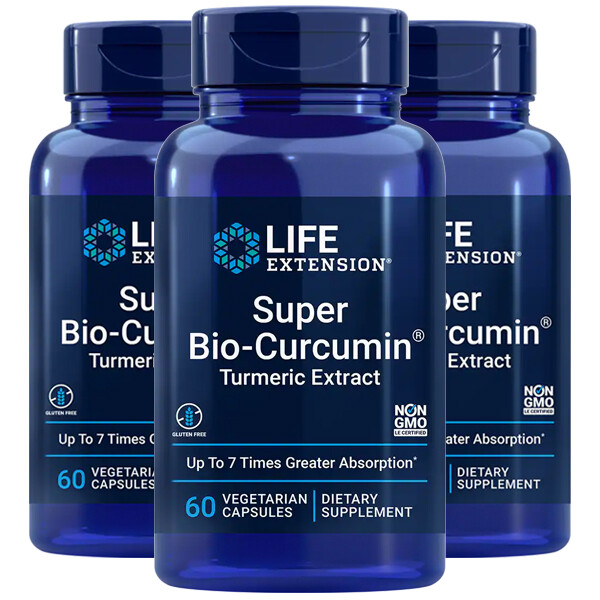 Экстракт куркумы Super Bio-Curcumin, 400 мг 3x60 капсул Life Extension BCM-95