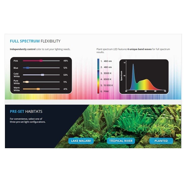 Fluval Plant 3.0 LED Bluetooth Control Aquarium Lighting Fresh Water