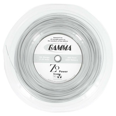 Gamma Zo Verve 17 tennis racquet racket string 360ft Reel Rg $160 Great Spin