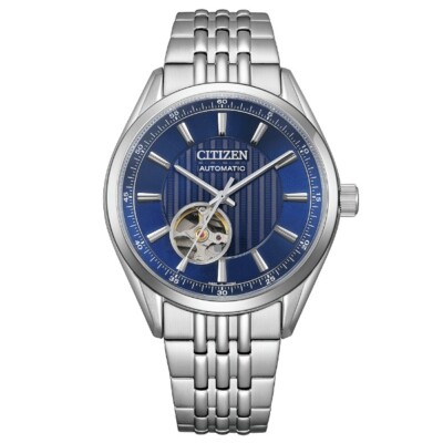 Pre-owned Citizen Collection Nh9110-90l Blue Mechanical Men's Watch In Box