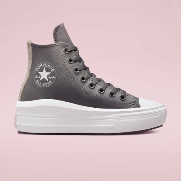 Кеды Converse Chuck Taylor All Star Move Cozy Utility, "Железно-серый" - A01344C