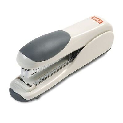 Max Flat Clinch Gray Stapler Full Size 2x2 Coin Flips Best Price Free Shipping