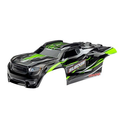 Traxxas Sledge Body Complete Green