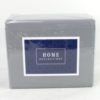 Home Reflections 800TC 6-Piece Sheet Set Grey - NEW