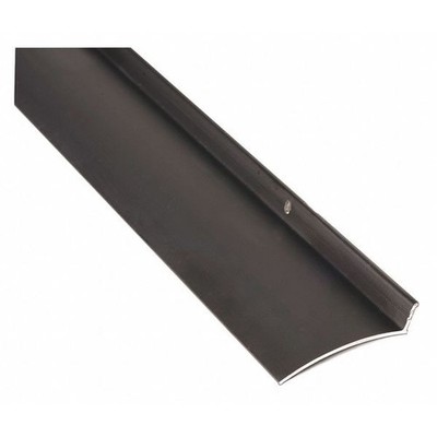 Aluminum Door Rain Drip Guard 76 in Bronze Finish 2-1/2 in Projection w/ Screws