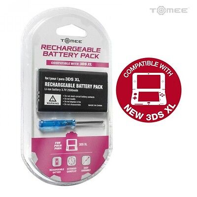 New Rechargeable Battery for Nintendo 3DS XL & LL Systems + Screwdriver