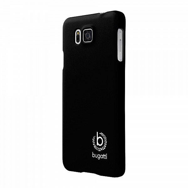 BUGATTI CLIPONCOVER CUSTODIA CASE per SAMSUNG SM G850 GALAXY ALPHA NERA