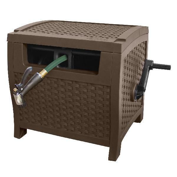 175 Ft Retractable Garden Hose Reel Outdoor Hideaway Water Storage Watering NEW