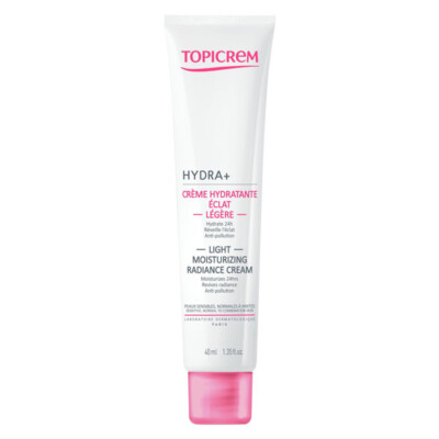 TOPICREM Hydra+Light Moisturizing Brightening Radiance Cream Sensitive 40 ml
