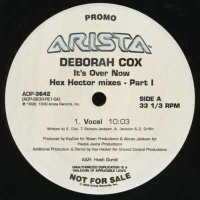 Deborah Cox   It's Over Now (Hex Hector Mixes - Part I)
