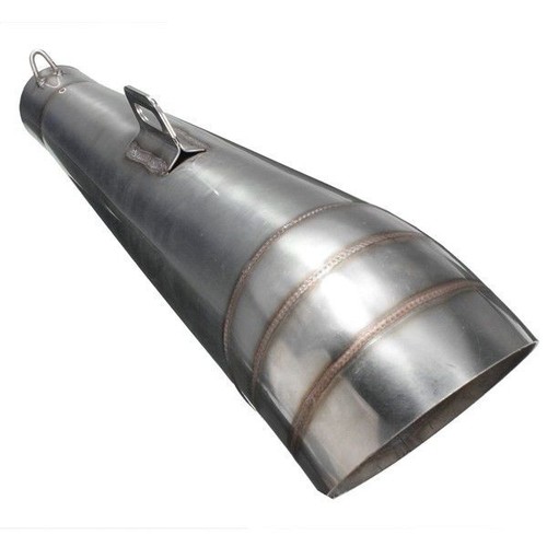 Silencieux D'échappement Droit Straight II Pour Honda Shadow VT 125 C – Noir, Longueur 430mm, Diamètre 80mm, Son Profond