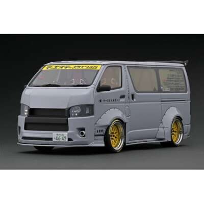 Ignition model ignition model IG3120 1/18 T-S-D WORKS HIACE Grey