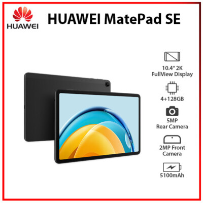 NEW Huawei MatePad SE 10.4  4GB+128GB 5MP Octa Core HarmonyOS PC Tablet (Wi-Fi)