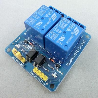 2 Kanal 5V 10A Relay Relais Module Modul Kupplung für Arduino PIC AVR DSP ARM