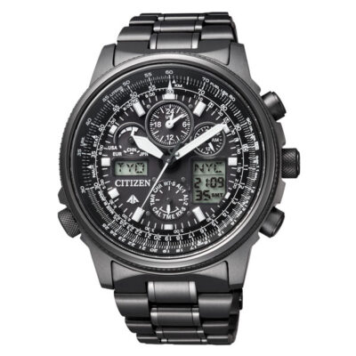 CITIZEN PROMASTER SKY Eco-Drive DLC JY8025-59E Black Men's Watch New in Box