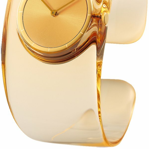 Pre-owned Issey Miyake O Series Bangle Watch Lemon Designed By Tokujin Yoshioka Ny0w005