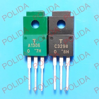 1pairs TOSHIBA TO-220F 2SA1306-O/2SC3298-O 2SA1306/2SC3298 A1306/C3298