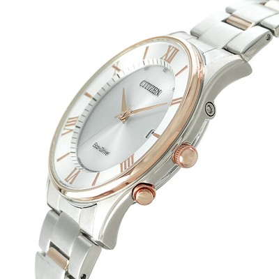 Pre-owned Citizen Collection Eco-drive As1062-59a White Men's Watch In Box