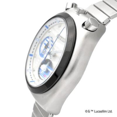 Pre-owned Citizen An3666-51a Star Wars Tsuno Chrono R2-d2 Quartz Mens Watch Japan
