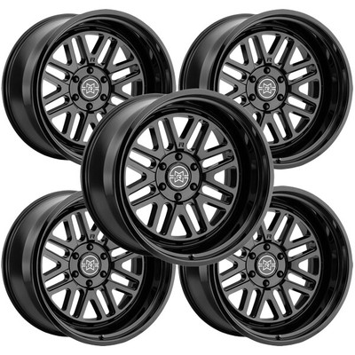 (Set of 5) Method Race Wheels MR804 20x12 5x5'' -40mm Gloss Black Wheels Rims
