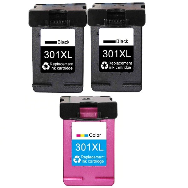 Cartouches D'Encre Compatibles Hp301 Hp 301 Xl Noir Pour  Hp Deskjet 3055 3055 A