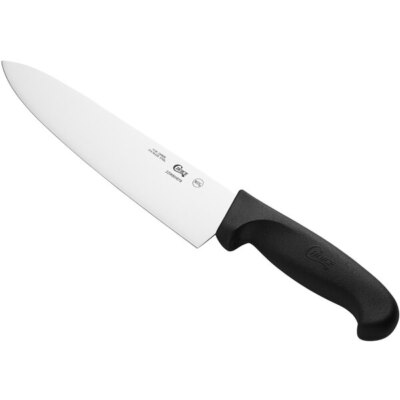 Choice 8'' Chef Knife with Black Handle, NSF Listed