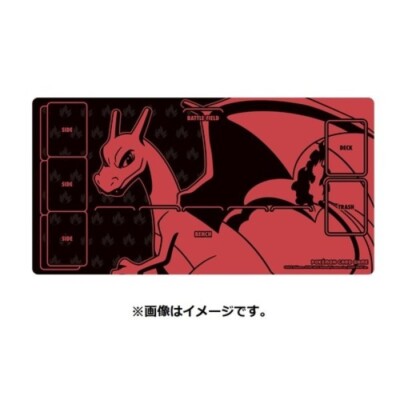 NEW OFFICIAL POKEMON CENTER JAPAN CHARIZARD RUBBER PLAYMAT JAPANESE