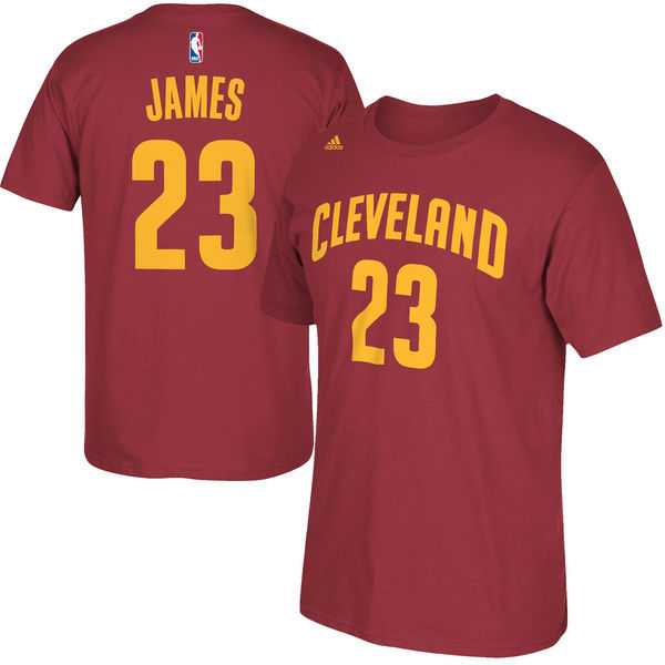 Adidas LeBron James Cleveland Cavaliers Name & Net Number T