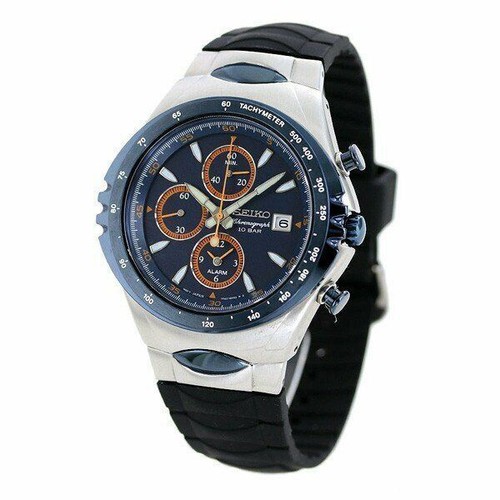 Pre-owned Seiko Giugiaro Design Mackina Sportiva Snaf85pc Men's Watch In Box