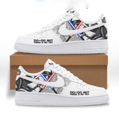Star Wars Do Or Don t There Is No Try Air Force 1 Shoes