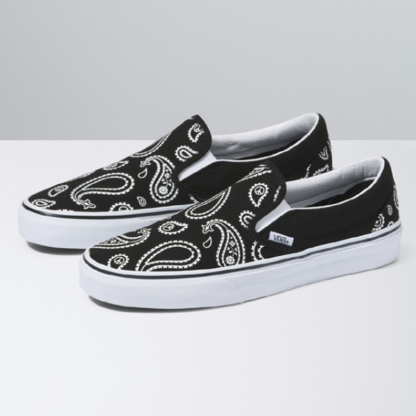 

Кроссовки-слипоны Vans Peace Paisley Classic Black - VN0A5JMHB0E Expeditedship, Черный, Vans Peace Paisley