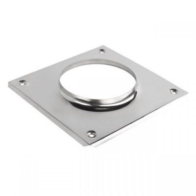 Stainless Steel Stove Pipe Top Plate Storm Chimney Fuel Liner Collar Flange