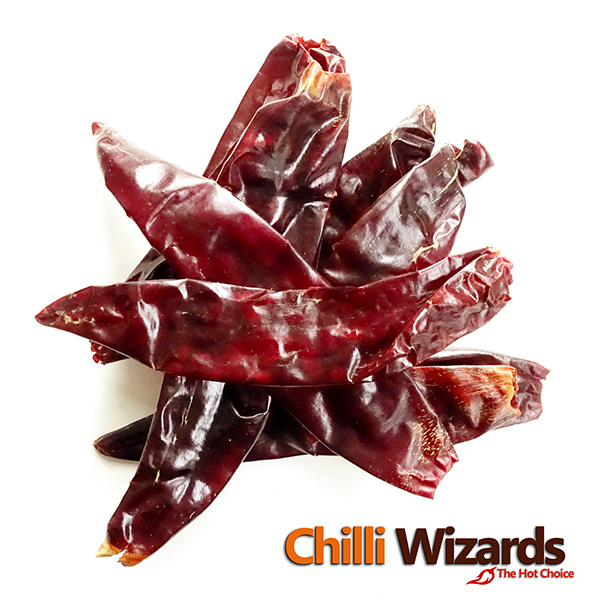 Dried Chilli Guajillo Peppers Genuine Mexican , Whole Pods 20g