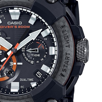 Pre-owned Casio G-shock Gwf-a1000xc-1ajf Black Frogman Bluetooth Men's Watch In Box