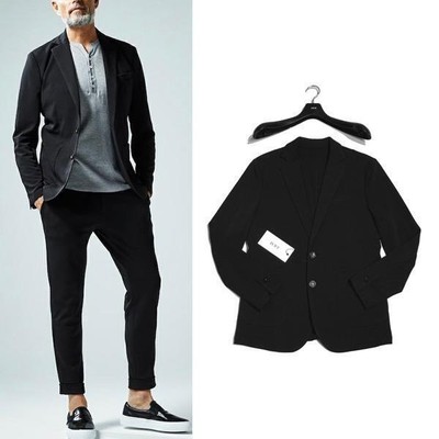 AKM 23SS Dry Jersey Swing Easy Jacket Black XL Stretch Comfort JAPAN