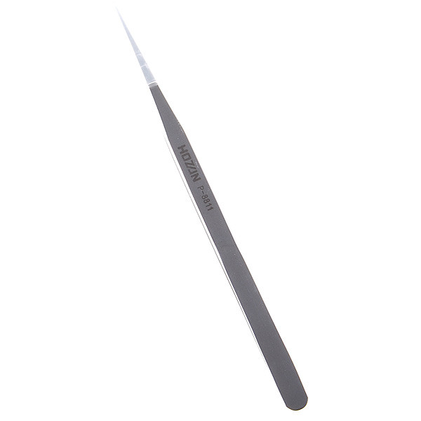 Anti Slip Stainless Steel Precision Straight Sharp Tweezers For