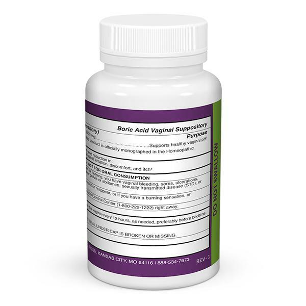 Boric Suppositories - 30 Count (600mg) + 7 Applicators - By Intimate Rose