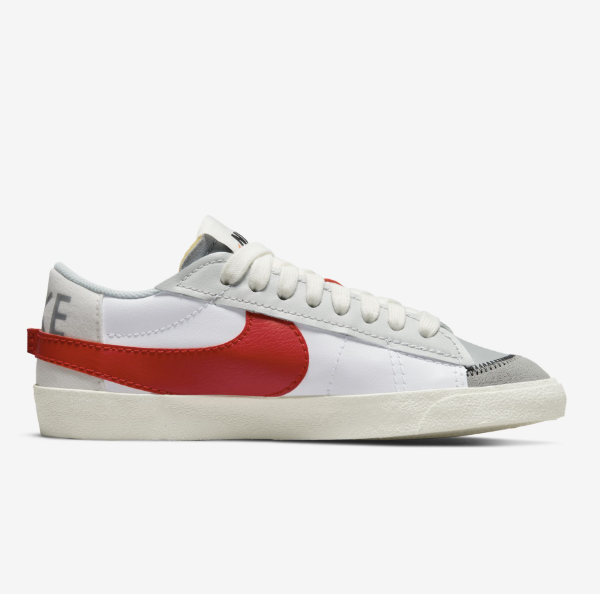 

Кроссовки Nike Blazer Low 77 Jumbo Photon Dust/Red DQ8769-100 Expeditedship, White / red, Nike Blazer Low '77 Vintage
