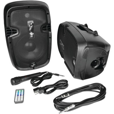 Pyle Active + Passive PA Speaker System Kit, Black -PPHP849KT